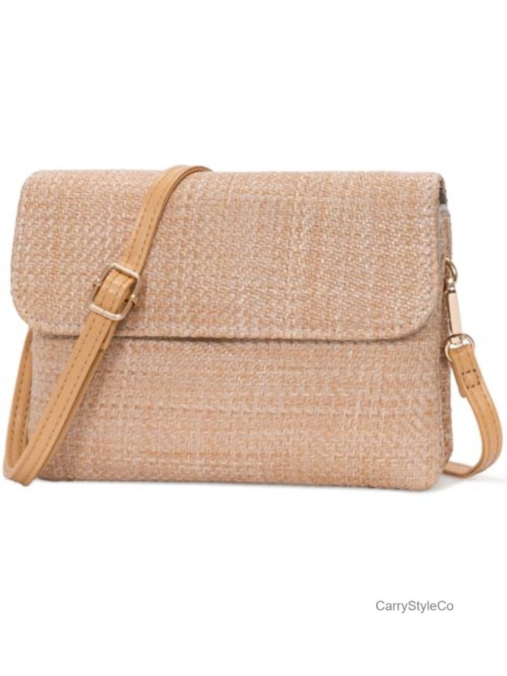 Small Vegan Leather Crossbody Bag with Adjustable Strap for Women Travel
